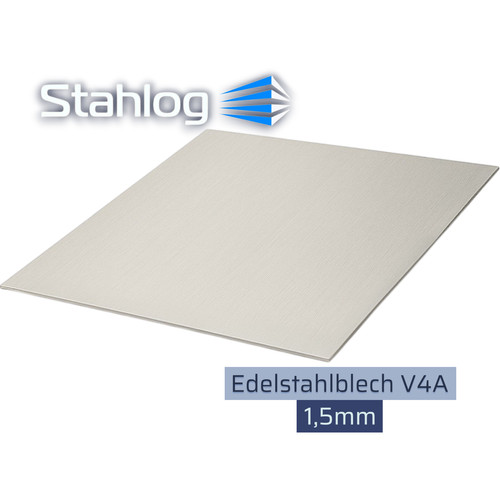 Edelstahlblech v4a 5mm x - v4a, 1,5mm
