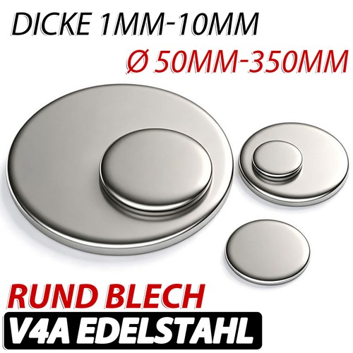 Ronde edelstahl scheibe platte - edelstahl,